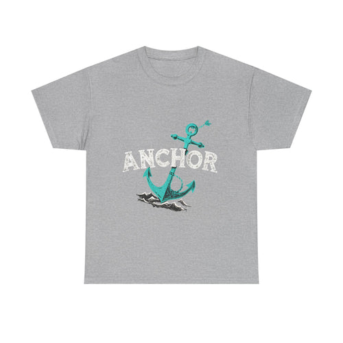 ANCHOR Nautical Minimalist Graphic Tee - Sailor Gift